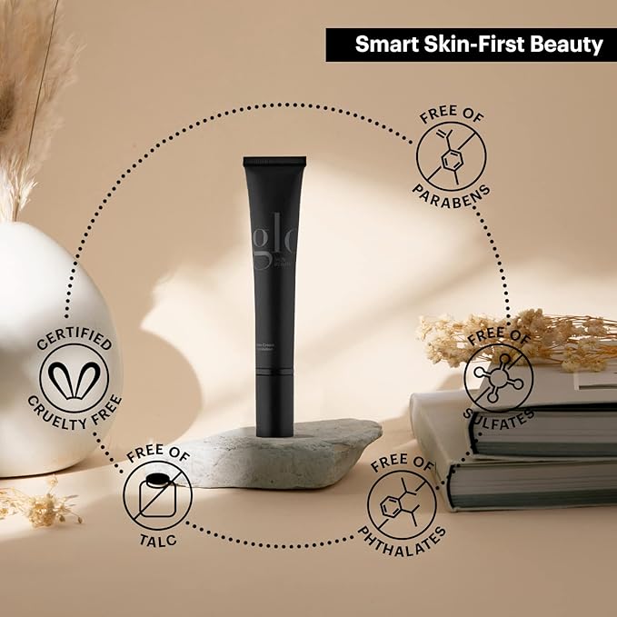 Glo Skin Beauty Satin Cream Foundation Makeup for Face, Honey Fair - Full Coverage, Semi Matte Finish, Conceal Blemishes & Even Skin Tone