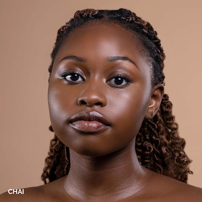 OFIR Skin Satin Medium Coverage Foundation | Vegan | Blue Light Protection | Non-Creasing | 1 FL OZ | (Chai - Deep Cool)