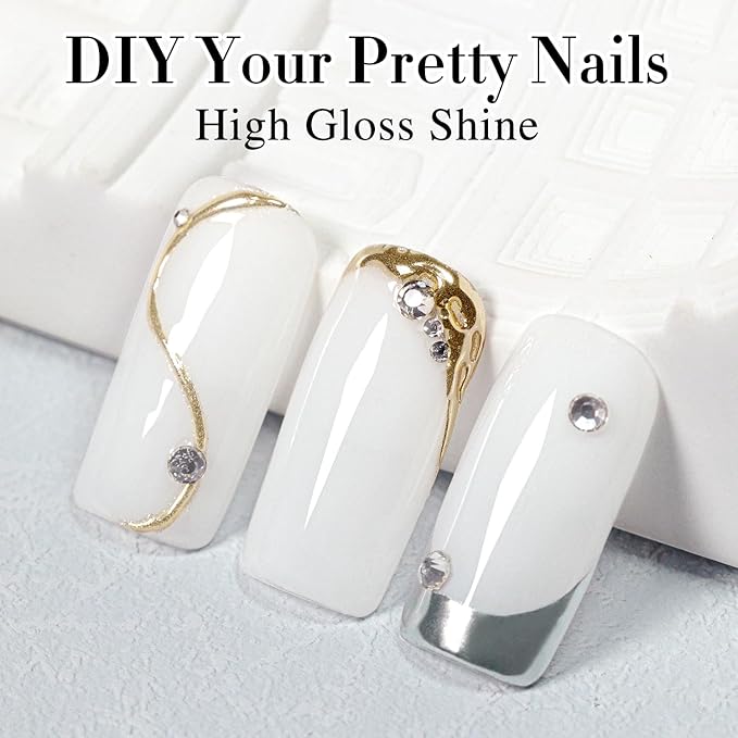 Double Rhythm Translucent Gel Polish Sheer Neutral Natural Light Milky Same Color Same Bottle 15ML Jelly Nail Polish Nail Art DIY at Home (Milky White-A1367)