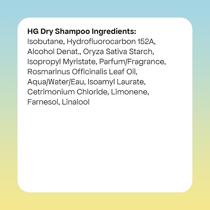 BONDIBOOST HG Dry Shampoo For Women & Men [3.95 oz] - Clinically Tested to Cleanse + Volumizes Hair, Refreshes + Protects & Strengthens Hair - Clean Formula with Rosemary - All Hair Types