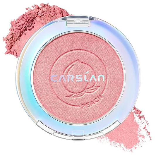 Face Blush, Powder Blush Makeup, Longlasting Highly Pigmented Face makeup, Smooth, Vegan & Cruelty Free, 1 Count, 06 PEACH