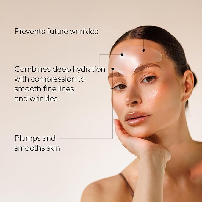 SiO Beauty SuperLift Pack - Wrinkle-Smoothing, Medical-Grade Silicone Patches for Fine Lines - Reusable Up to 10x - Cruelty-Free & Eco-Friendly Beauty Patches for Smile Lines & Crows Feet - 5 Patches
