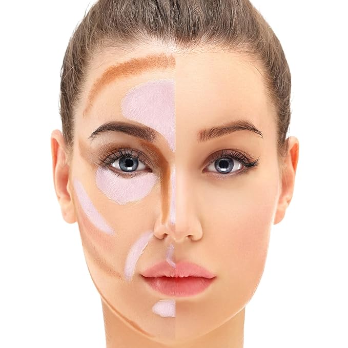 Boobeen Highlighter Makeup Stick Highlighter Bronzer Stick Glow Face Illuminator Highlighter Contouring Stick Waterproof Long-lasting