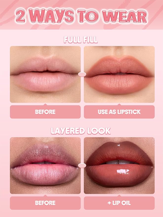 SHEGLAM Cloudline Blur Lip Liner Long Lasting,Vegan & Cruelty-Free Lip Stain-Petal Flush