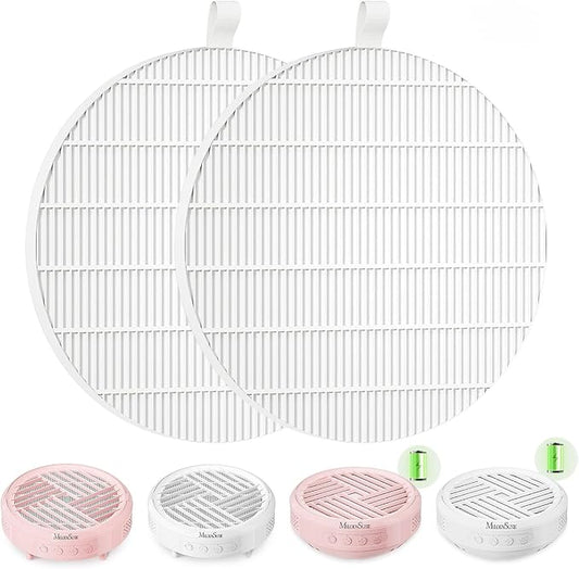 MelodySusie SProR Nail Dust Collector Replacement Filter,2 Pack Reusable Dust Filter Only for MelodySusie SProR Nail Dust Vacuum Fan Collector Extractor Electric Dust Suction Machine
