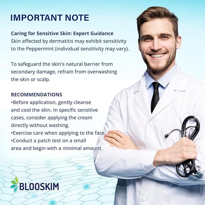 Seborrheic Dermatitis Face Cream – Face, Scalp & Body Moisturizing Treatment for Flaky, Itchy Skin – Daily Lotion for Psoriasis and Dermatitis Relief - Men and Women - 3.4 Fl Oz