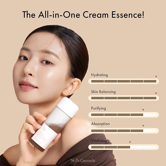 Dr.Ceuracle Vegan Kombucha Tea Essence - Hydrating Milky Toner with Kombucha Tea Extract, Centella Asiatica, Ceramide, Korean Skincare (150 ml / 5.07 fl. oz.)