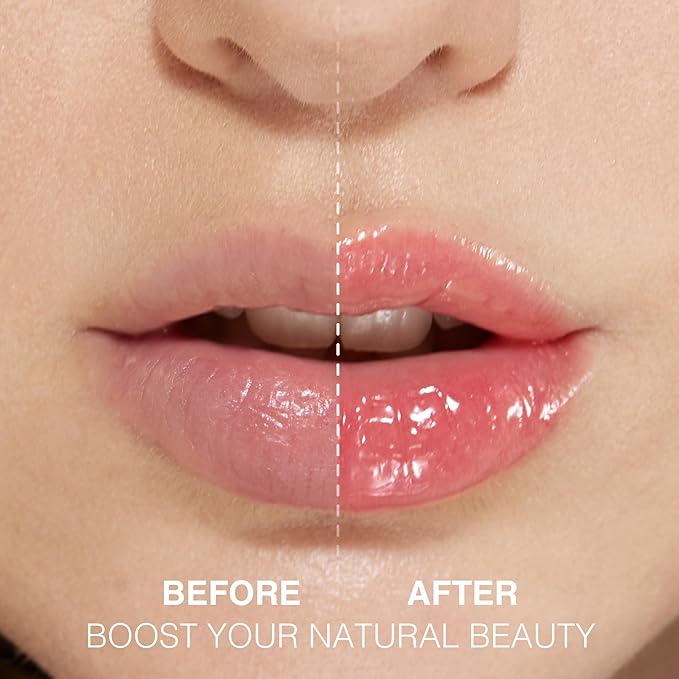 Lip Plumper Gloss Lip Job - Plumping Lip Gloss with Glossy Finish - Lip Pump Gloss with Hydrating & Smoothing Formula - 0.14 Fl Oz (Bloomgasm)