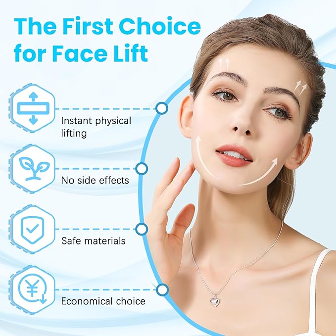 Face Lift Tape, Facelift Tape for Face Invisible, Neck Tape Lift Turkey Neck Skin Tape Facial Tapes for Lifting Loose Sagging Skin, Wrinkles, Jowls, Eyes, Cheek, Double Chin (1 Count (Pack of 280))
