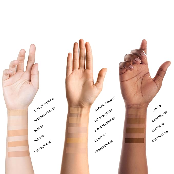 Neutrogena Healthy Skin Liquid Makeup Foundation with Broad Spectrum SPF 20 Sunscreen, Medium Coverage Foundation with Nourishing Pro-Vitamin B5, Buff 30, 1 fl. oz