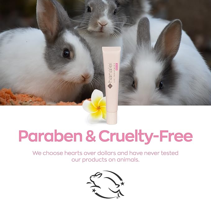 Hanalei Lip Treatment for Dry, Chapped Lips – Intensive Overnight Moisturizer with Kukui Oil, Shea Butter & Grapeseed Oil – Hydrating Balm for Healing Cracks – Rose Pink Tint, 15g – Cruelty-Free