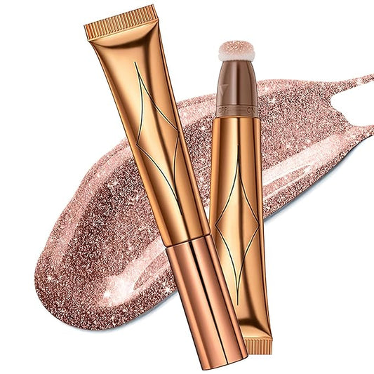 Contour Beauty Wand, Liquid Face Concealer Contouring Highlighter Blusher Stick with Cushion Applicator, Long Lasting Smooth Natural Matte Finish, Lightweight Blendable Super Silky Cream Contour Stick