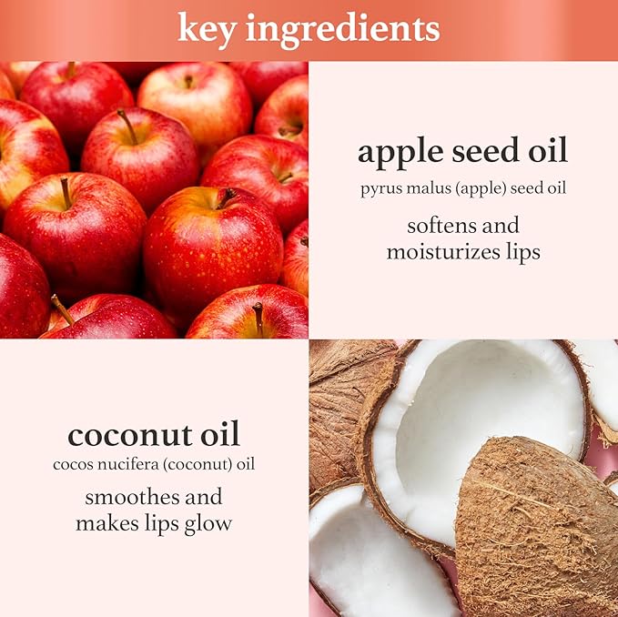 NOONI Korean Lip Oil Gift Set - Appleseed Lip Oil Trio, Tinted Lip Care, Hydrating, Lip Plumping, Long Lasting Moisture, Korean Vegan Makeup for Women, 0.12 Fl Oz x 3ea