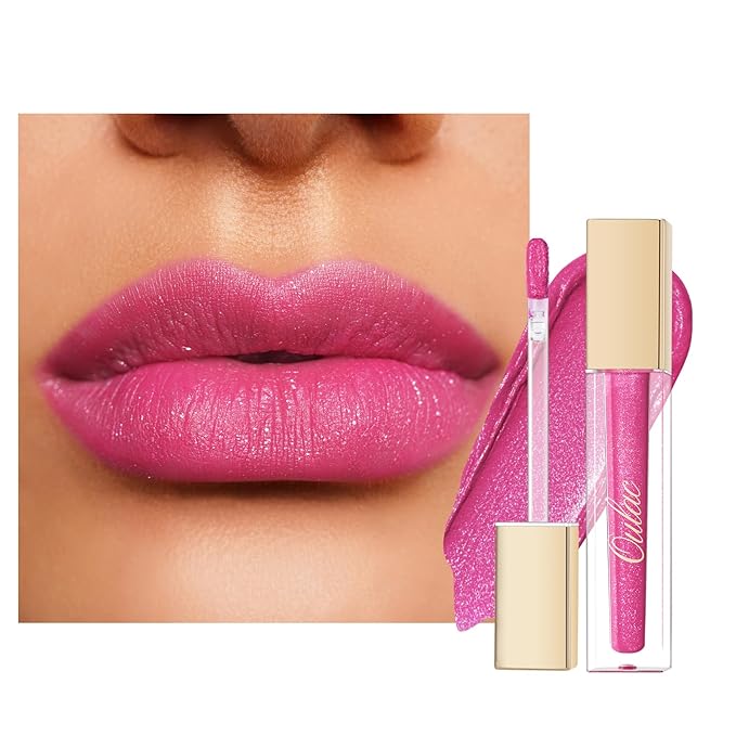 Oulac Pink Matte Liquid Lipstick for Women, Long Lasting Lipstick Waterproof Lip Stain, No Transfer, Creamy High Pigmented Formula with Rose Oil, Vegan & Cruelty-Free MS08
