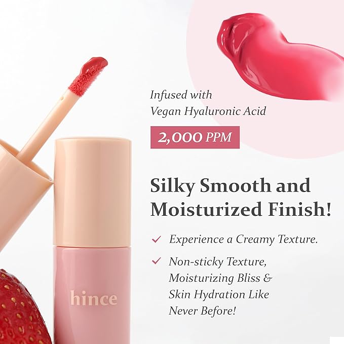hince Dewy Liquid Cheek 6g Raw Glow Liquid Blush for Cheeks Vegan Dewy Cheek Tint Glass Skin Lightweight Liquid Blush Weightless Watercolor (SUNLIT PEACH, LC002)