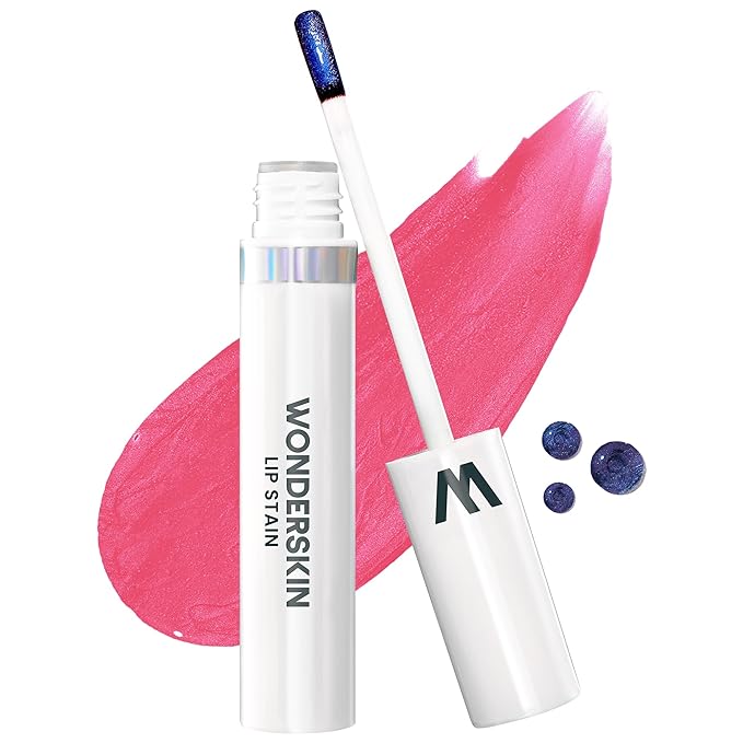 Wonderskin Wonder Blading Lip Stain Peel Off Masque - Long Lasting, Waterproof and Transfer Proof Pink Lip Tint, Matte Finish Peel Off Lip Stain (Sweetheart Masque)