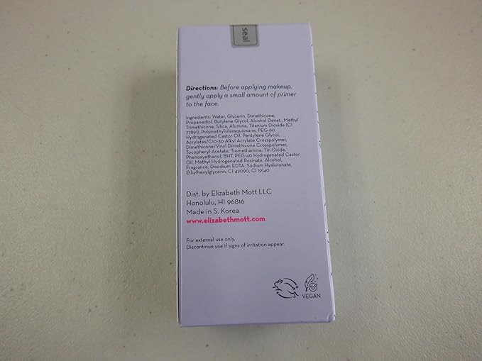 Elizabeth Mott Thank Me Later Illuminating Face Primer - Base Skin Primer for Perfect Poreless Glow Makeup Application and Hydrating All-Day Wear - Cruelty-Free Long Lasting Power Grip Formula, 30 g