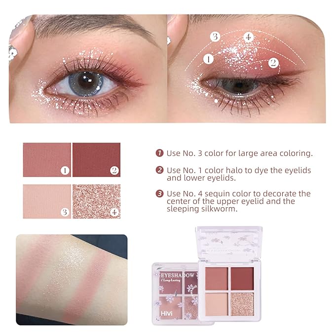 ICE LOVE All in One Makeup Kit, 8-Piece Women Complete Makeup Kit, a Must-Have Gift Set for Beginners or Professional Makeup Sets Beginners. (V102A)