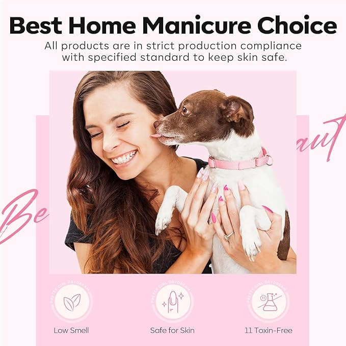 modelones Builder Nail Gel, 8-in-One Baby Pink Builder, Pastel Pink Rubber Base Gel Polish, LED Lamp Cured Color Base Hardener Apex Building Strengthener Extension for DIY Salon Girls Home