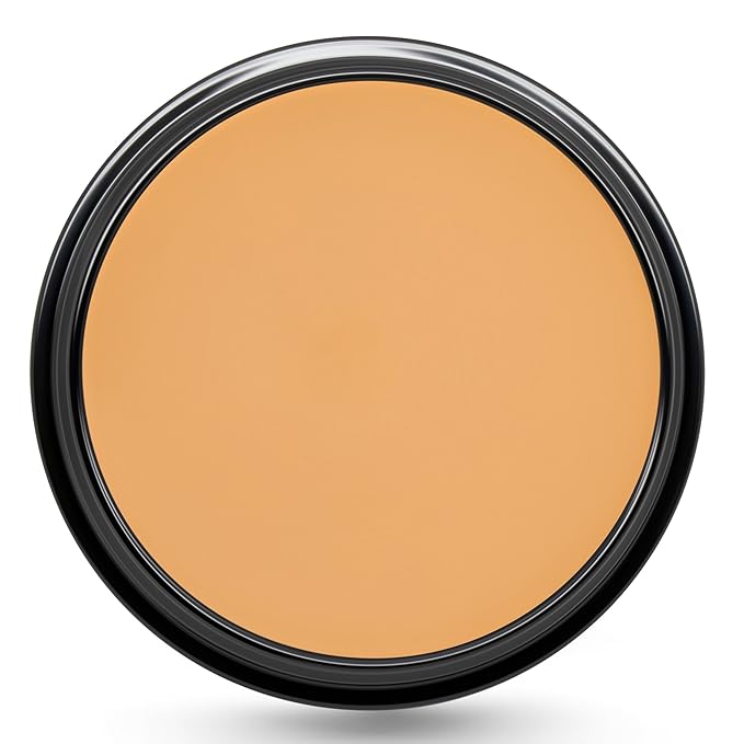 Graftobian HD Glamour Crème Foundation 1/2oz, Weightless Full Coverage Makeup, 65 Inclusive Shades, For All Skin Types, Natural or Full-Glam Looks, For Professionals and Beginners (White Rose)