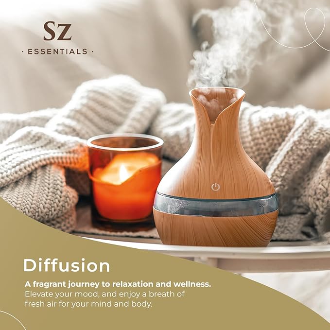 Cedarwood Essential Oil (Cedrus Atlantica) – Therapeutic Grade, 100% Pure & Natural with Soothing Woodsy Aroma for Relaxation, Aromatherapy, Skin Care & Diffuser - 0.17 fl oz. (5ml)