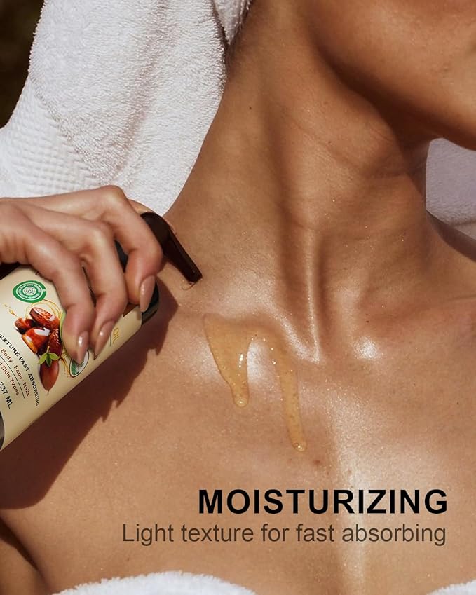 Yoken USDA Organic Jojoba Oil Cold Pressed 8 fl oz, 100% Pure & Natural Unrefined Jojoba Oil for Face Hair & Skin Massage, Hexane Free, Deeply Moisturizing Body Carrier oils Multi-Purpose Serum