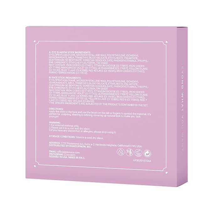 BROWN NEUTRAL Eyeshadow Stick Makeup 6PCS Set, Metallic Shimmer Matte Cream Eye Shadow Eyeliner Brightener Pencil Crayon - BROWN NEUTRAL