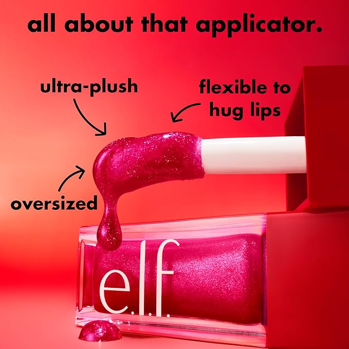 e.l.f. Jelly Pop Glow Reviver Lip Oil, Limited Edition Nourishing Formula Creates A Sheer, Ultra-Glossy Finish, Non-Sticky Feel, Vegan & Cruelty-Free