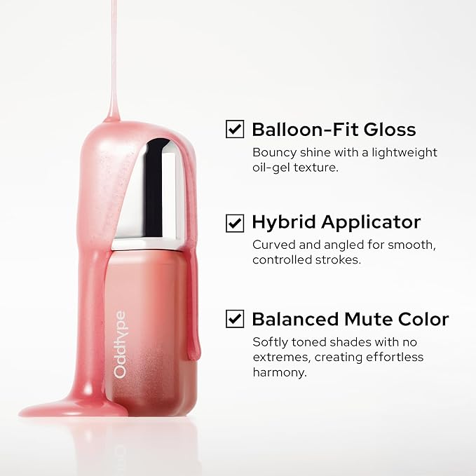Unseen Balloon Tint, 6 Colors Set for All Skin Types. Buildable Color, Long Lasting Glossy Lip Stains, Lightweight Lip Gloss Make up (ALL HOURS, 1 Oz)