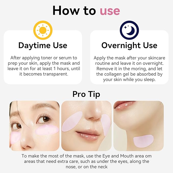 ISTON Bio-Collagen Face Mask,Overnight Revitalizing Hydrating Face Mask for Glowing Skin | Visible Firming, Deep Hydration & Refined Pores | Peptides, NMN & Hyaluronic Acid Masks For All Skin Type
