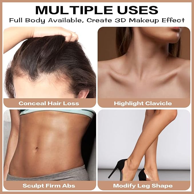 FOCALLURE Cream Contour Stick, Matte Bronzer Stick, Professional Face Shaping & Contouring Stick Makeup, Easy to Apply with Buildable Coverage, Long Lasting & Waterproof, COCOA