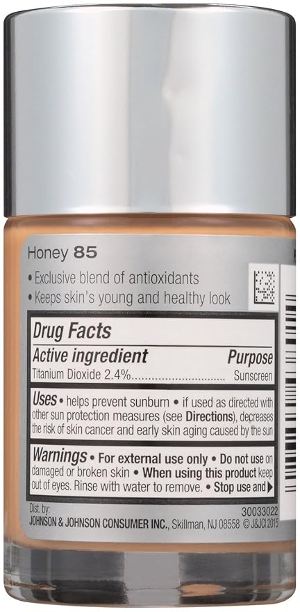Neutrogena Healthy Skin Liquid Makeup, SPF 20, 85/Honey, 1 Fluid Ounce