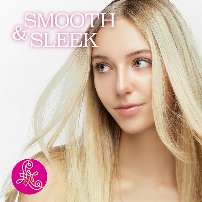 Luseta Glossy Pearl Shampoo and Conditioner Set Smooth & Moisturize, Fight Frizziness and Add Shine,Hydrating for Damaged Hair, Detangle,Nourish Strands,Paraben Free, Sulfate Free,16.9oz