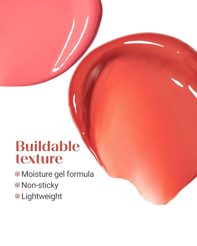 THESAEM Saemmy's Ade Shot Tint - Korean Lip Tint, Water Gel Lip Stain with Plump Glowy Moisturizing Finish, Buildable Radiant Gloss, Long-Lasting Comfort, 0.1 fl.oz. (07 Orange Ceylon)