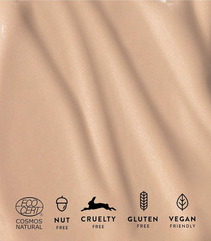 MÁDARA Organic Skincare | Skin Equal Soft Glow Foundation SPF15 IVORY 20-30ml, Mineral foundation with hyaluronic acid, Buildable medium coverage, Dewy foundation, Vegan, COSMOS natural certified