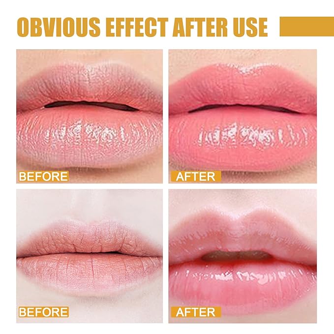 Honey Lip Balm Pot, Propolis Lip Mask, Strawberry Hydrating Propolis Lip Sleeping Mask, Prevent Dry&Cracked, Lip Repair Nourishes the Lip Skin (Honey)
