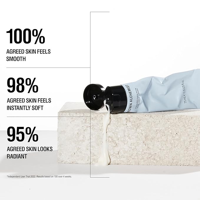 Grown Alchemist Refreshed & Ready Trio Bundle for Men. Shaving Gel+Exfoliating Polishing Cleanser+Hydra Restore Day Cream