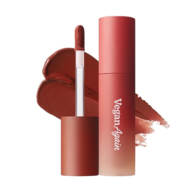 Touch in Sol Vegan Again Blur Core Lip Tint (#Brick Hazel) - Long Lasting, High Pigment Velvet Matte Lip Stain – Lightweight Smooth Blur Finish, 0.12oz