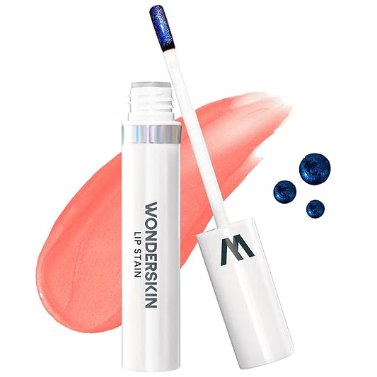 Wonderskin Wonder Blading Lip Stain Peel Off Masque - Long Lasting, Waterproof and Transfer Proof Pink Lip Tint, Matte Finish Peel Off Lip Stain (Crush Masque)