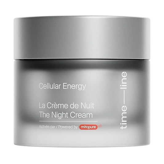 Timeline The Night Cream powered by Mitopure (Urolithin A) Helps skin regenerates overnight, clinically proven to boost skin hydration, significantly reduce wrinkles appearance. 1.69oz (50ml)