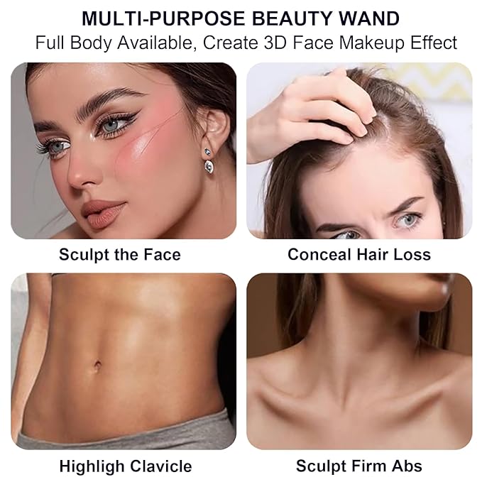 Lezero 3Pcs Contour Stick Makeup Kit, Shades with Highlighter, Blush and Bronzer Stick for Sculpt the Face and All Skin Type, Long Lasting, Smooth, Dewy & Matte Finish, LIGHT MEDIUM