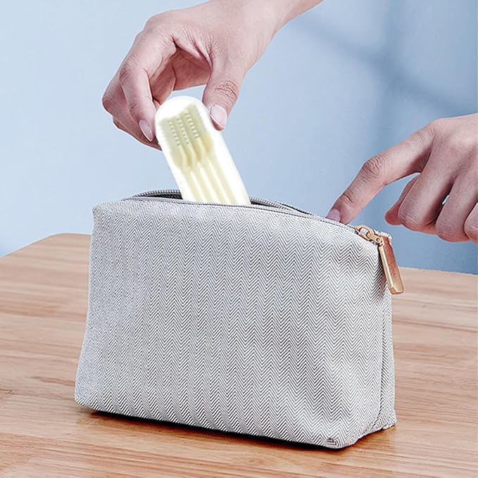 Nasal Hair Cutter, 2025 Upgraded Double Sided Noses Hairs Knife, 360° Rotating Portable Manual Nose Hair Trimmer, Noses Hairs Remover for Women Men Travel Essentials (Dark Green, 6 Pcs)