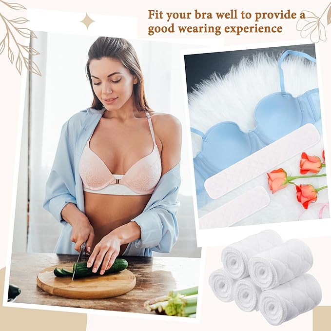 Cotton Tummy Liners and Bra Liners Set for Sweat Rash Skin Folds Plus Size Women Sweating Supplies