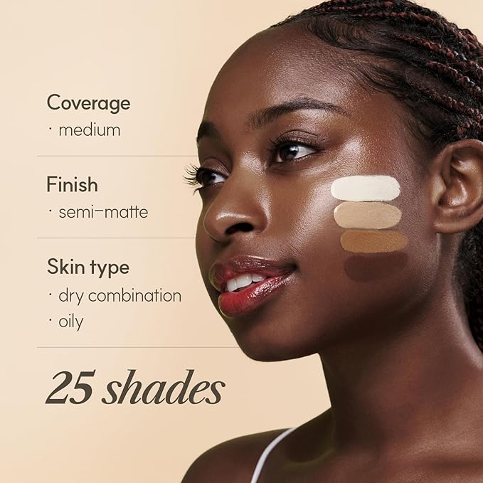 THE FACE SHOP Ink Lasting Liquid Foundation, Full Coverage, 72‑Hour Wear Semi‑Matte Finish, Makeup with Bakuchiol, N330 Cinnamon, 0.84 Fl. Oz.