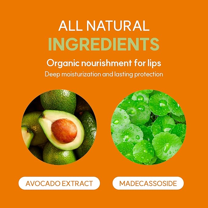 WELCOS FRUDIA Avocado Cica Relief Vegan Lip Balm | Hydrating Moisturizing Natural Organic Lip Balm | Korean Lip Balm