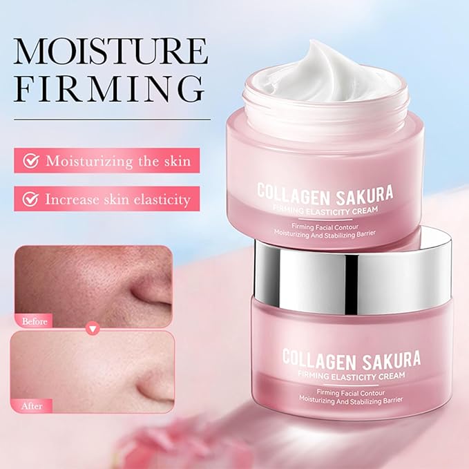 sakura skin routine kit for women - facial skin care sets & kits - skin care bundle - Moisturizing, ‌ firming skin, ‌ deep cleaning