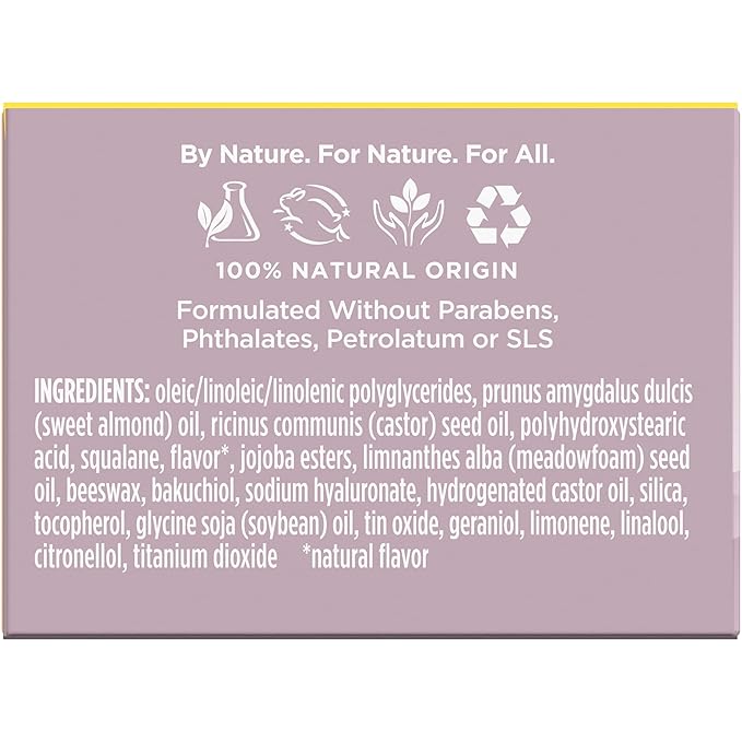 Burt’s Bees Lavender Vanilla Lip Sleeping Mask, With Hyaluronic Acid and Squalane Moisturizer To Instantly Hydrate Lips, Overnight Lip Mask, Lip Treatment, 0.45 oz.