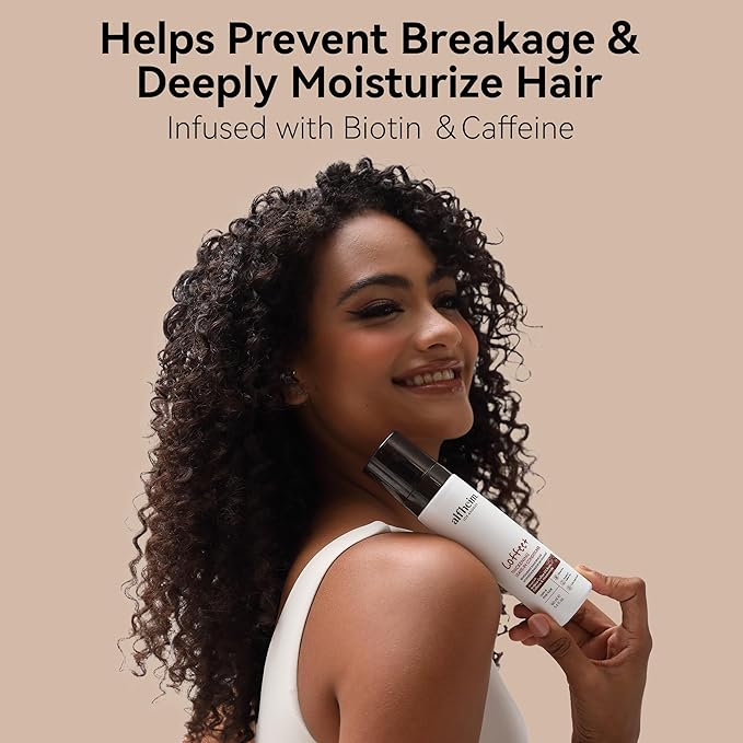 ALFHEIM Coffee+ Thickening Leave-In Conditioner | Biotin & Caffeine for Hair Growth & Strength | Lightweight, Nourishing & Volumizing Spray | Sulfate-Free, Paraben-Free | 5.4 oz
