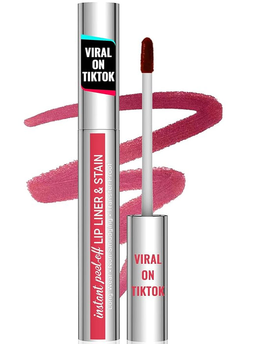 iMethod Lip Stain - Lip Liner Stain, Natural Long Lasting Lip Stain Peel Off, Waterproof Stay On All Day, Transfer-Proof, Highly Pigmented, Instant Color, Mauve