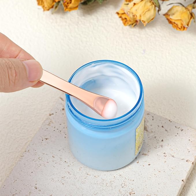 Prasacco 3 Pcs Skincare Spatula Metal Makeup Spatula Mini Cosmetic Spatula Small Scoops Facial Applicator Tool Beauty Spatula For Face Mask Eye Cream Lotions Moisturizers